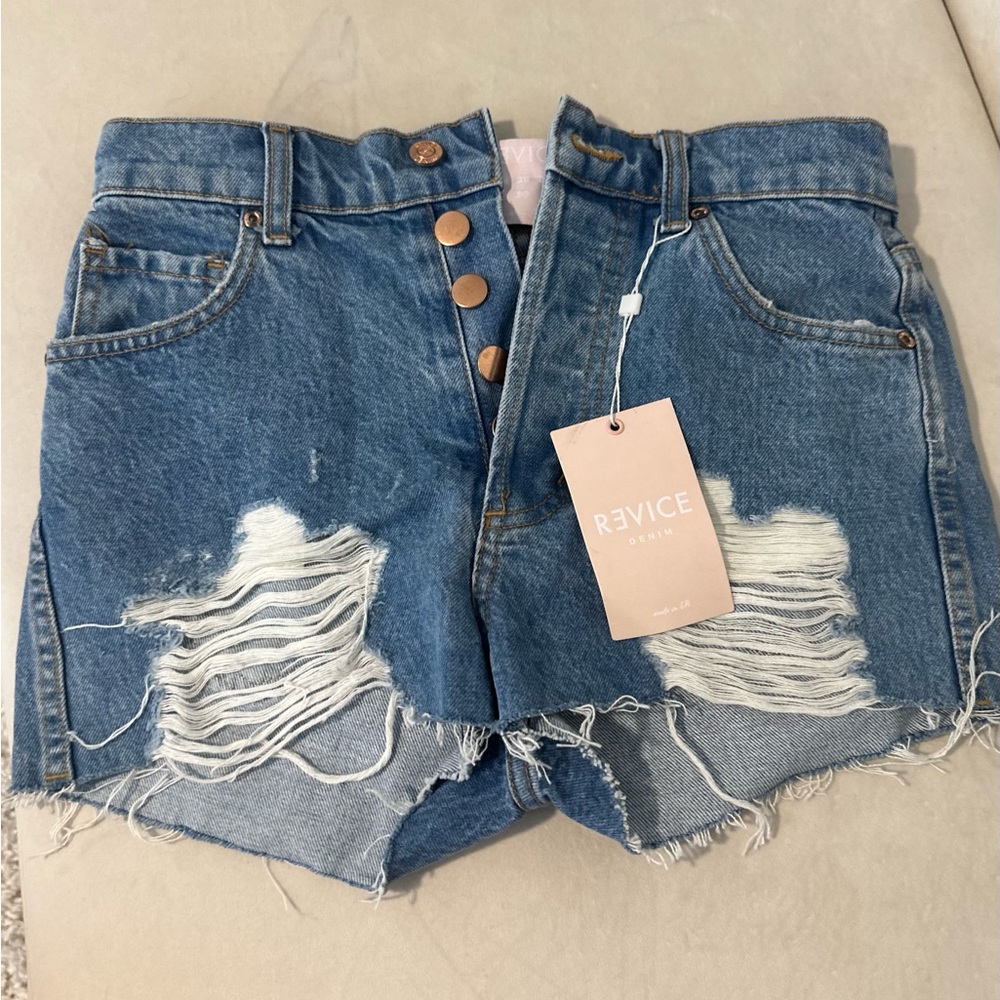 REVICE DENIM shorts made in La